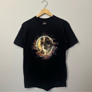 Vintage 90s Harley Davidson Motorcycles Texas Single Stitch T Shirt Size Medium